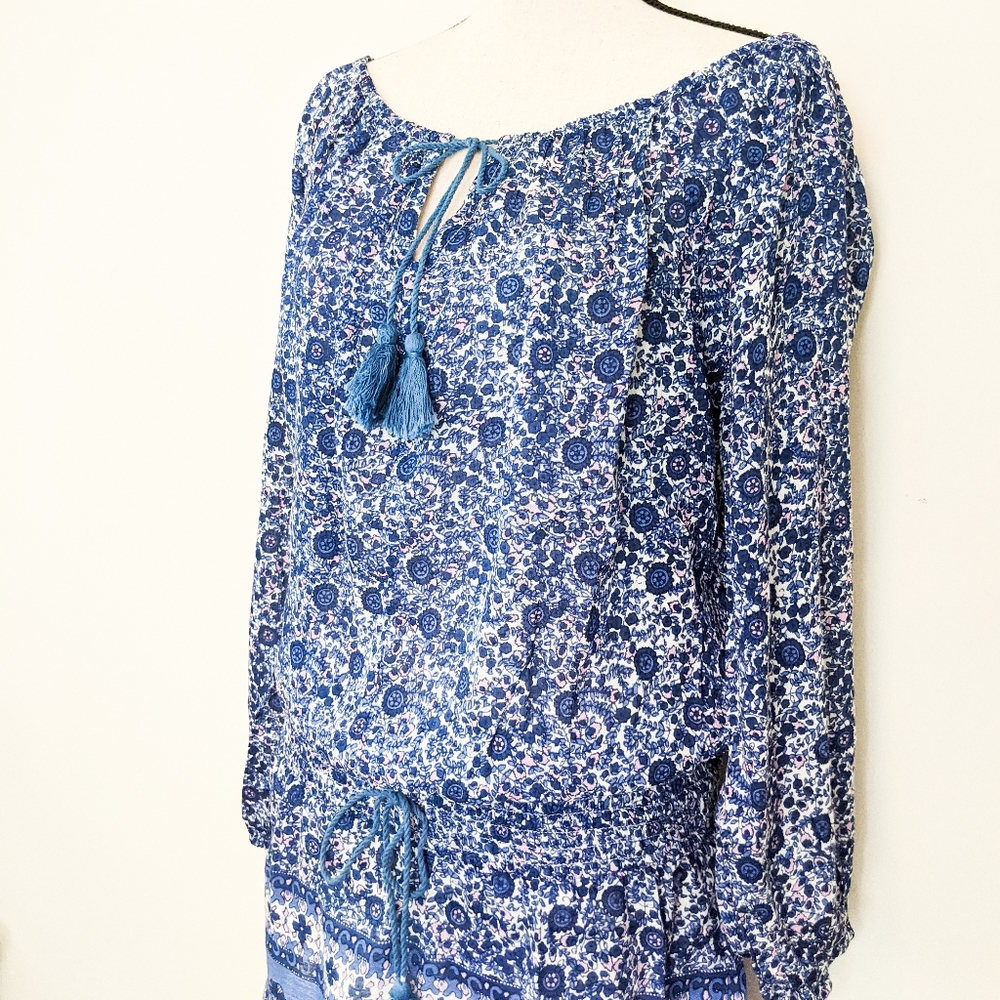 🦋LAST🦋 NWT Blue Boheme Cassidy Mini Dress🌼 - Picture 2 of 6